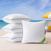 MIULEE 16x16 Outdoor Throw Pillow Inserts,Pack of 4 Water Resistant Pillow Inserts Decorative Waterproof Pillows Stuffer for Sofa Couch Patio and Garden - Miulee